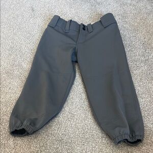 Mizuno Kids Charcoal Gray Softball Sliding Pants